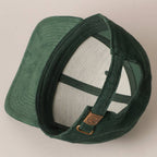 Plain Cotton Corduroy Adjustable Structured Baseball Cap