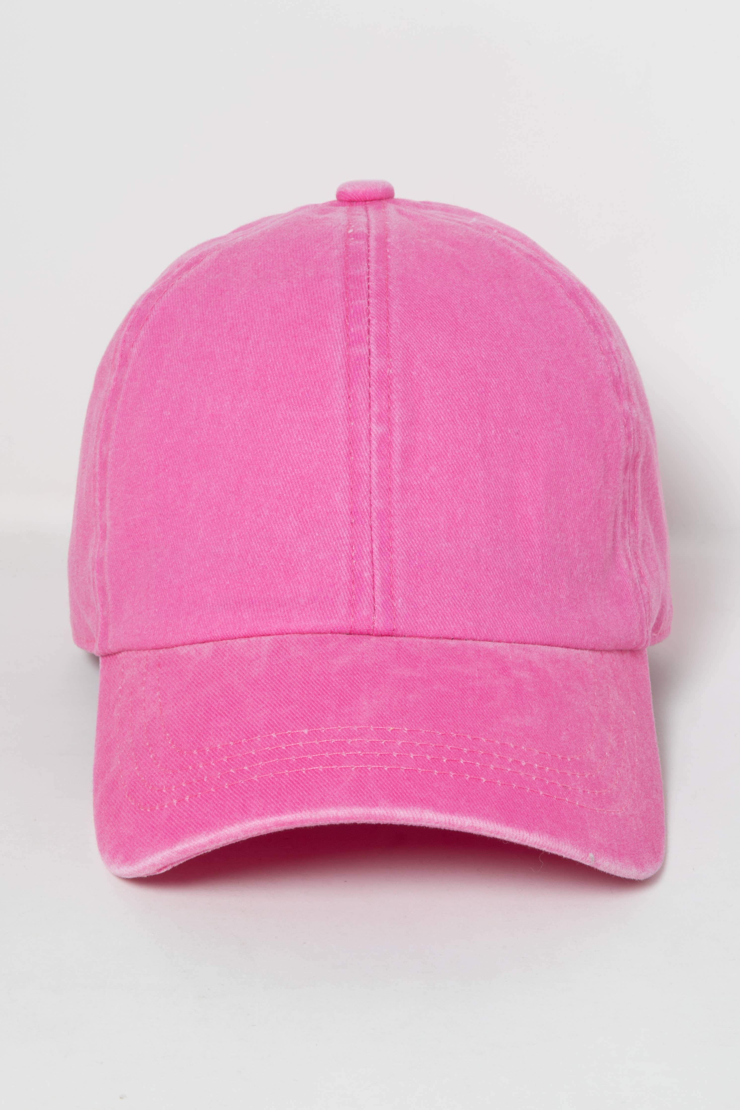 GWCAP18670 - Stone Washed Twill 6 Panel Baseball Cap