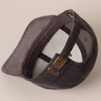 Plain Cotton Corduroy Adjustable Structured Baseball Cap