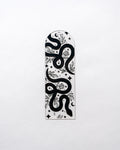 Black Botanical Snakes Bookmark