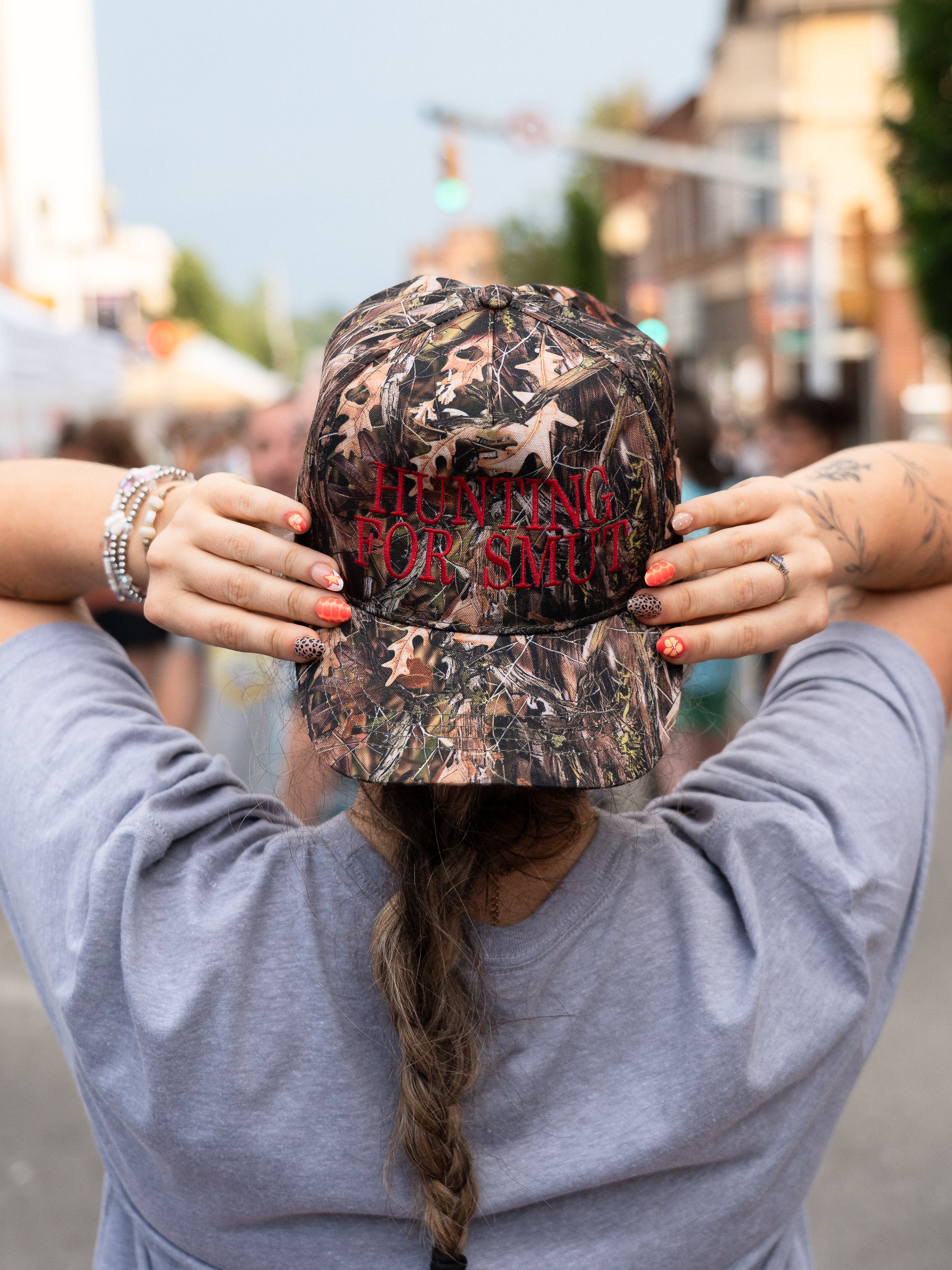 Hunting For Smut - Dark Camo Hat