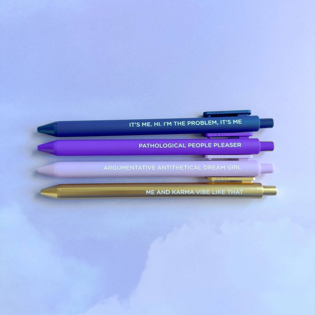 Pathological People Pleaser jotter gel pen